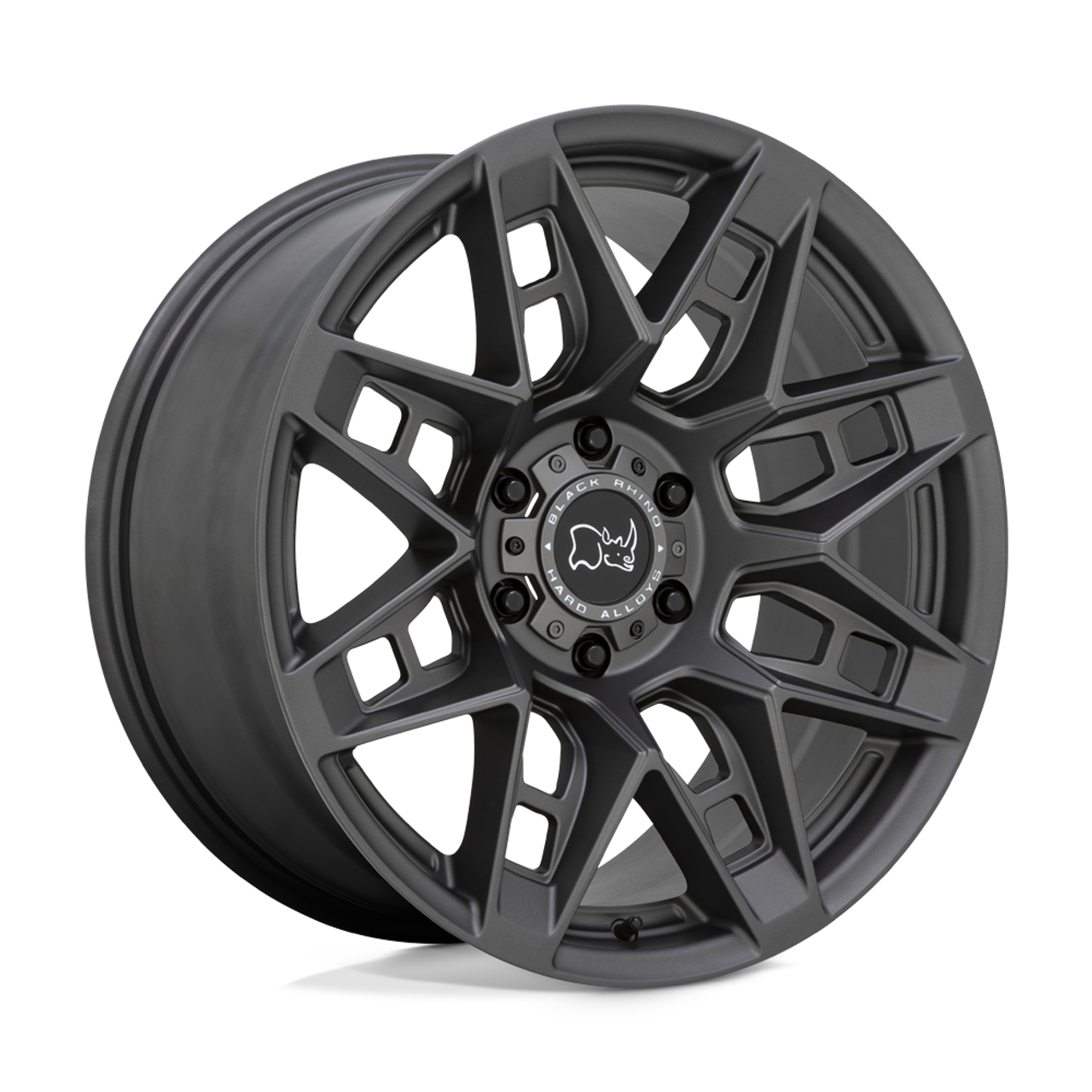 Black Rhino Caprock 17x8.5 6x135 Matte Gunmetal Wheel 17" 0mm Rim