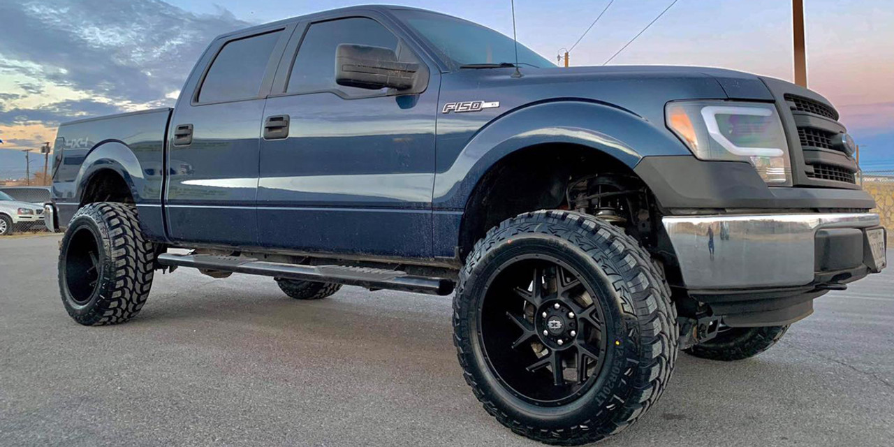 20" Vision Off-Road 360 Sliver Satin Black Wheel 20x9 5x5.5 For Dodge Ram 12mm