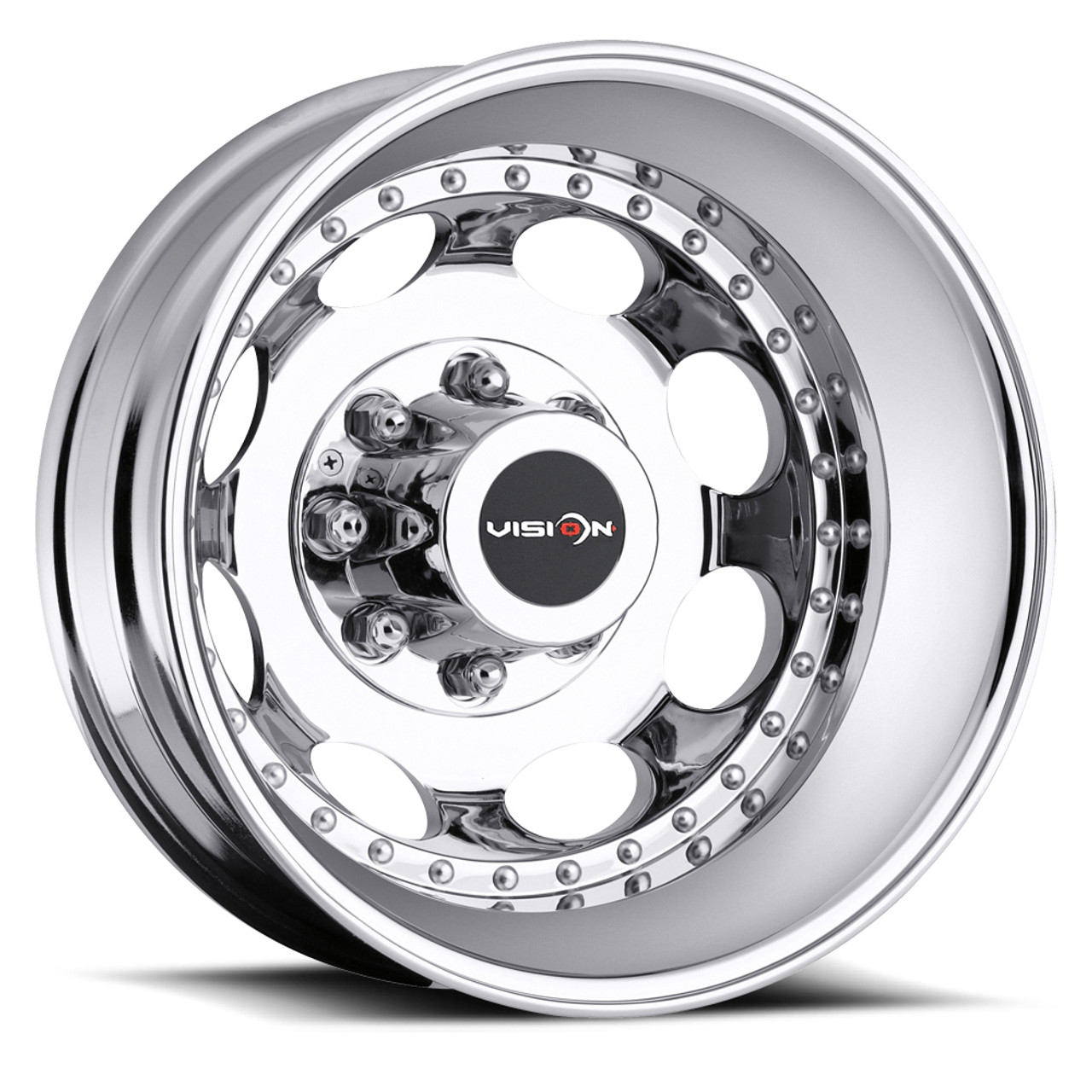 17" Vision HD 181Z Van Dually Chrome Rear Wheel 17x6.5 8x6.5 Rim -143.35mm