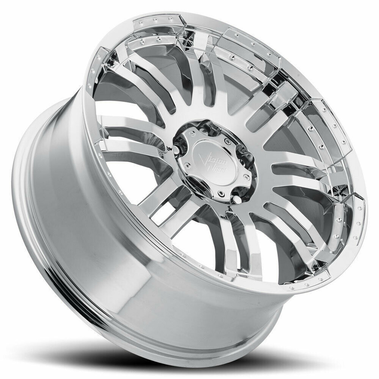 18" Vision Off-Road 375 Warrior Chrome Wheel 18x8.5 5x5.5 For Dodge Ram Rim 18mm