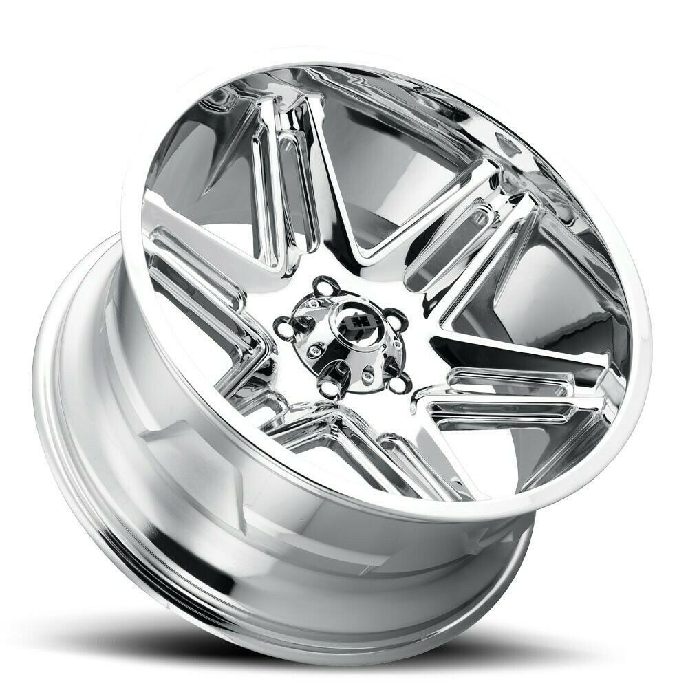 Set 4 24" Vision 363 Razor Chrome 24x12 Wheels 8x180 -51mm Rims