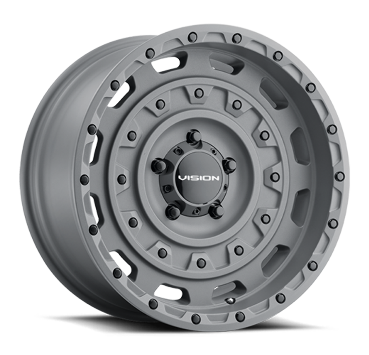 17" Vision Off-Road 403 Tactical Thrashed Gun Metal Wheel 17x10 6x135 Rim -32mm 17" Vision Off-Road 403 Tactical Thrashed Gun Metal Wheel 17x10 6x135 Rim -32mm