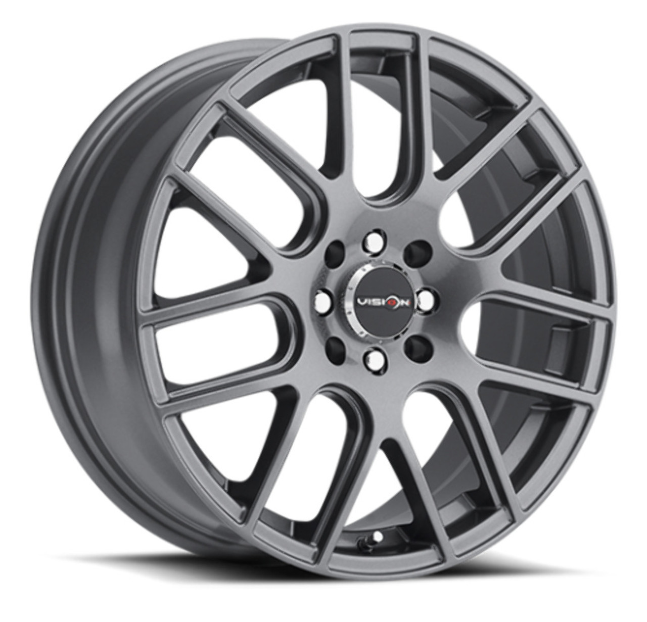 16" Vision Street 426H Cross Gunmetal Wheel 16x7 5x4.5 (5x114.3) Rim 38mm