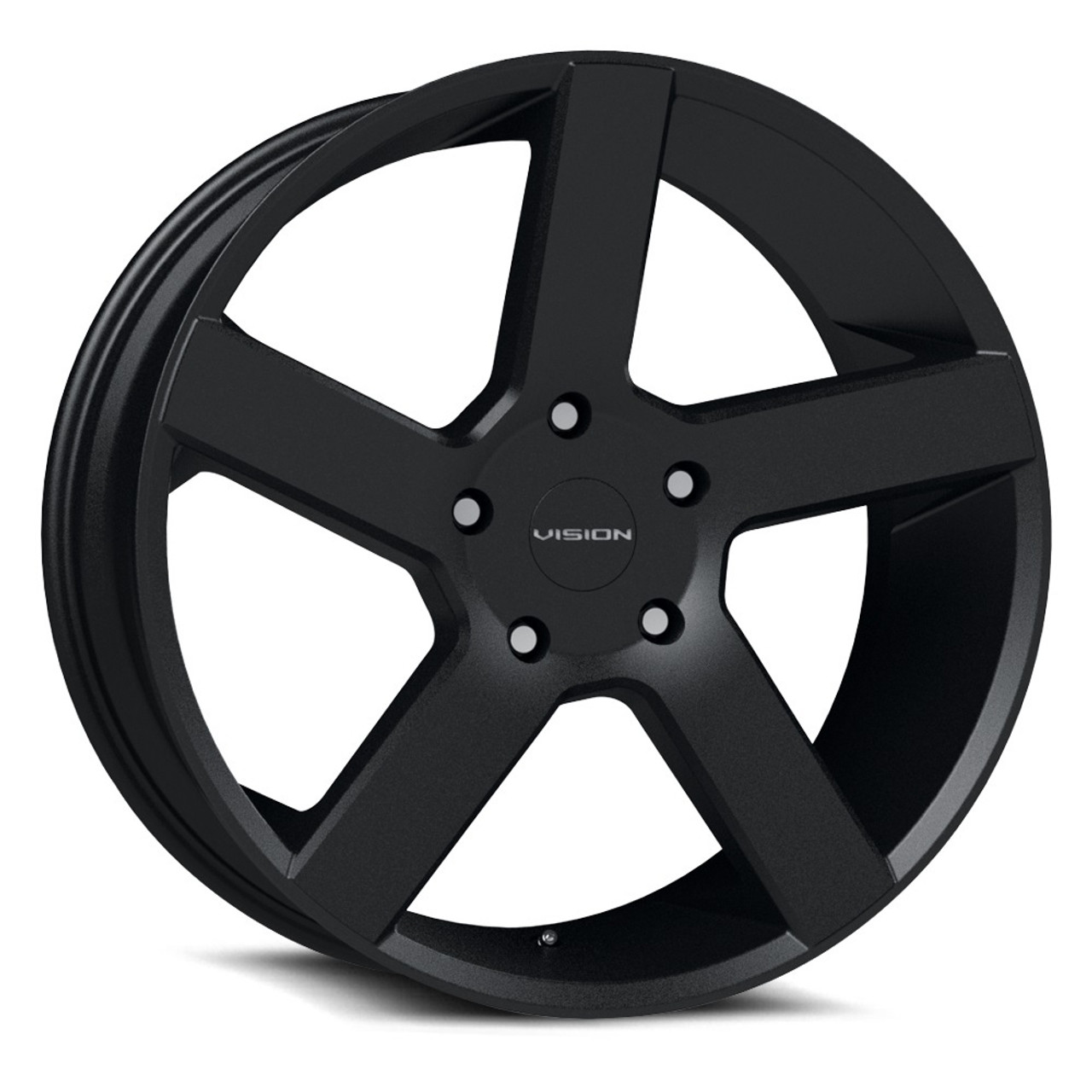 20" Vision Street 472 Switchback Satin Black Wheel 20x9 6x120 30mm For Chevy GMC