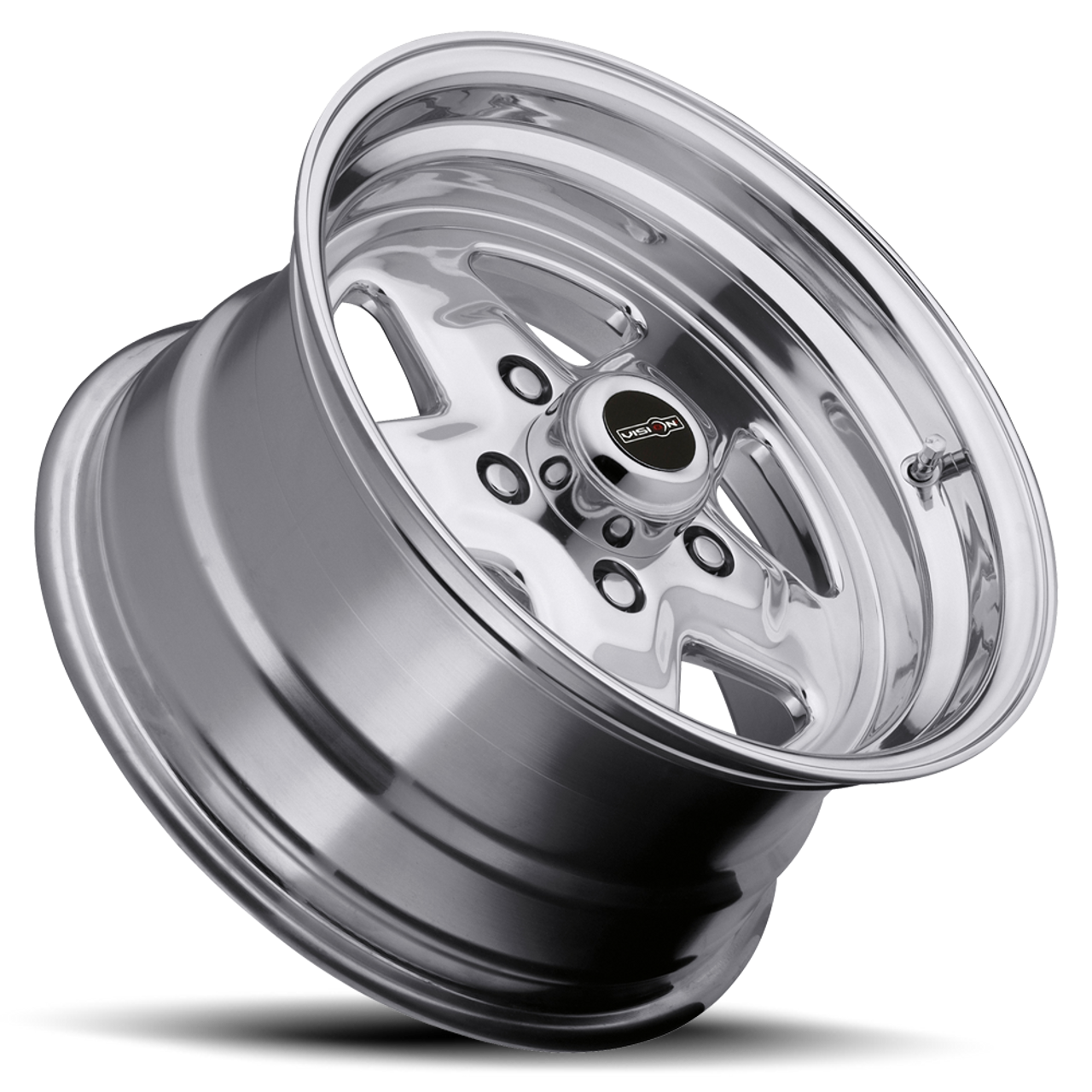 15" Vision American Muscle 521H Nitro Polished Wheel 15x8 5x4.75 Rim 27mm