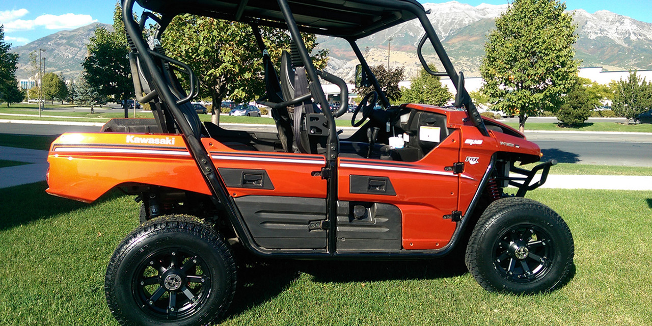 Set 4 14" Vision ATV 393 Lockout Black Machined Lip Wheels 14x8 5x4.5 -10.2mm Set 4 14" Vision ATV 393 Lockout Black Machined Lip Wheels 14x8 5x4.5 -10.2mm