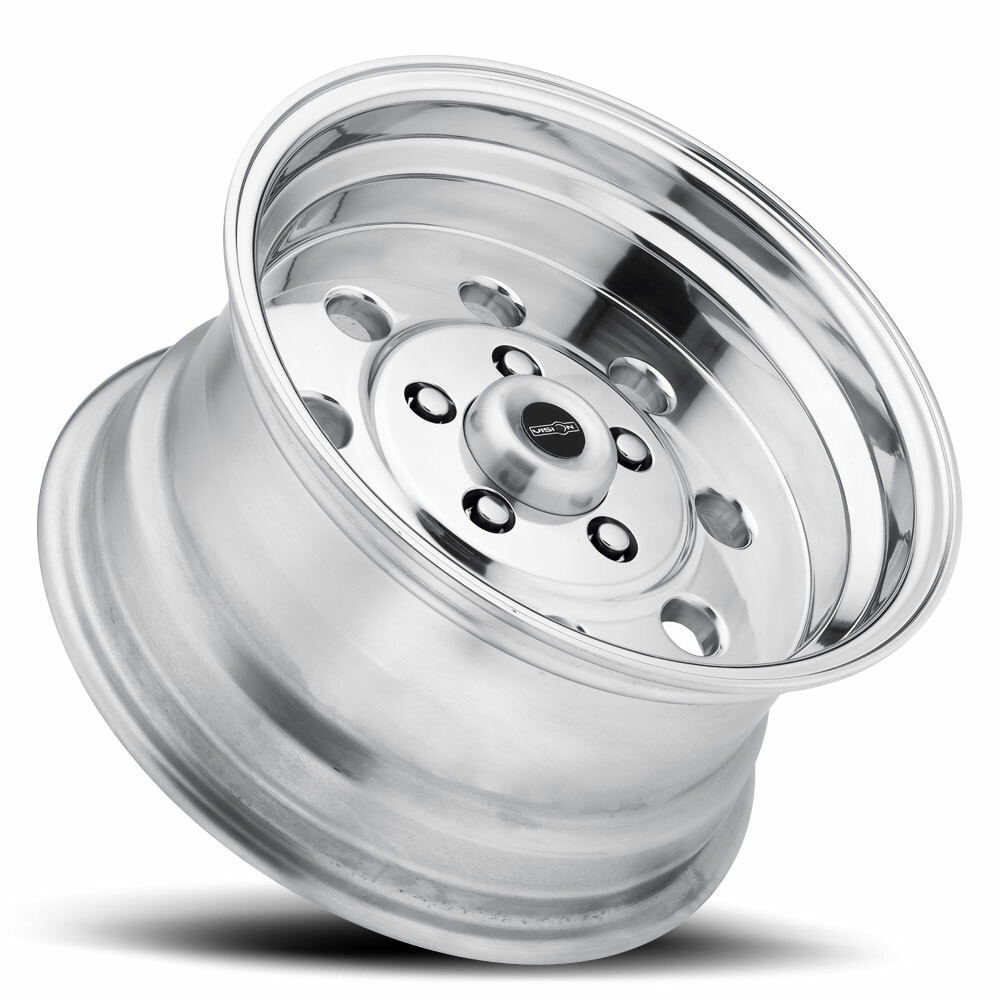 15" Vision American Muscle 531 Sport Lite Polished Wheel 15x10 5x4.5 Rim -25mm