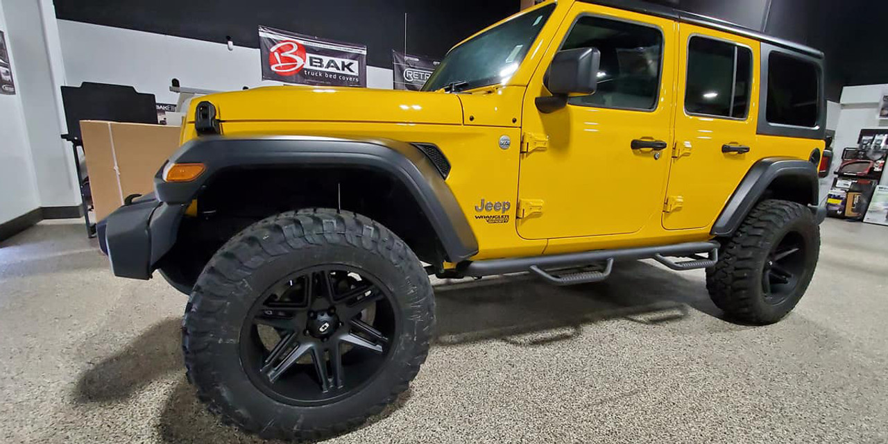 24" Vision Off-Road 363 Razor Satin Black Wheel 24x12 6x5.5 Lifted Rim -51mm