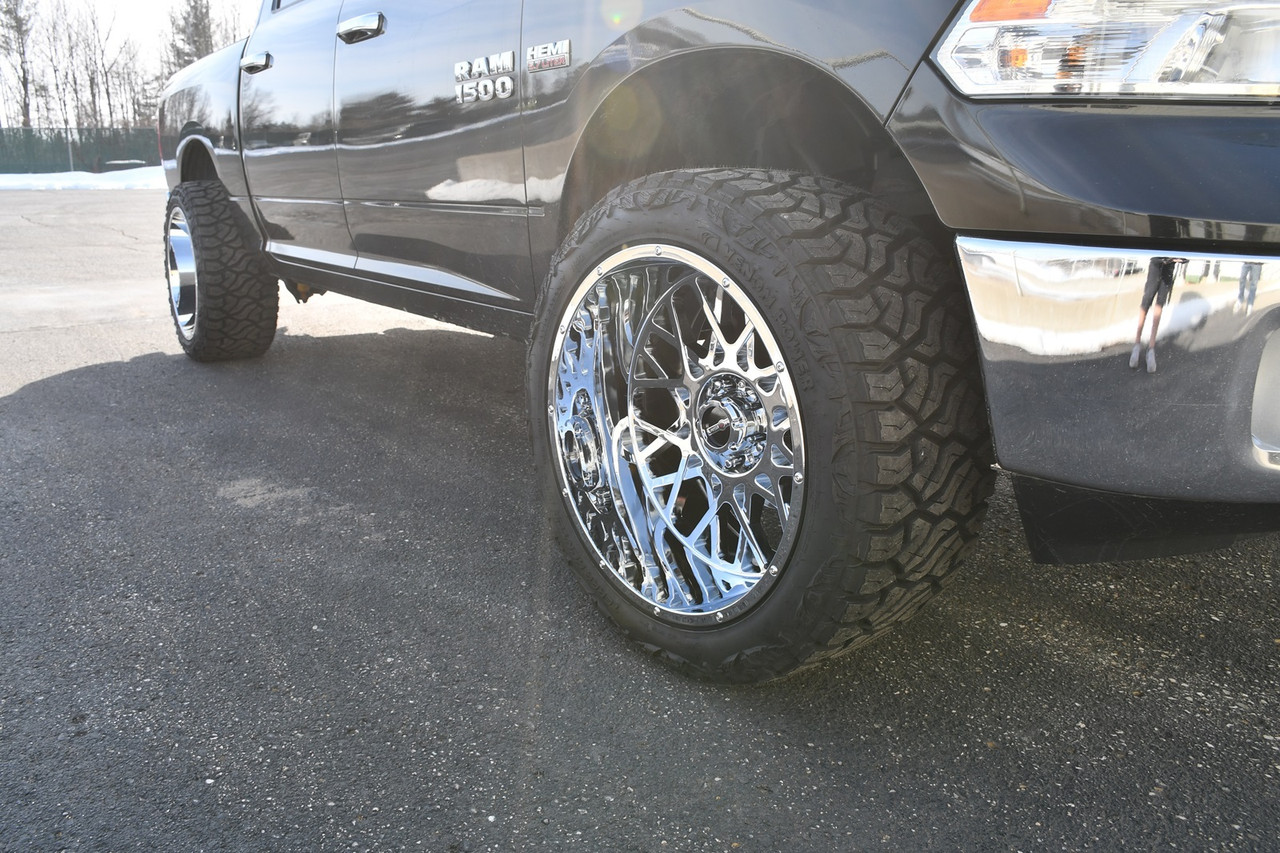 22" Vision Off-Road 412 Rocker Chrome Wheel 22x12 8x180 For Chevy GMC Rim -51mm