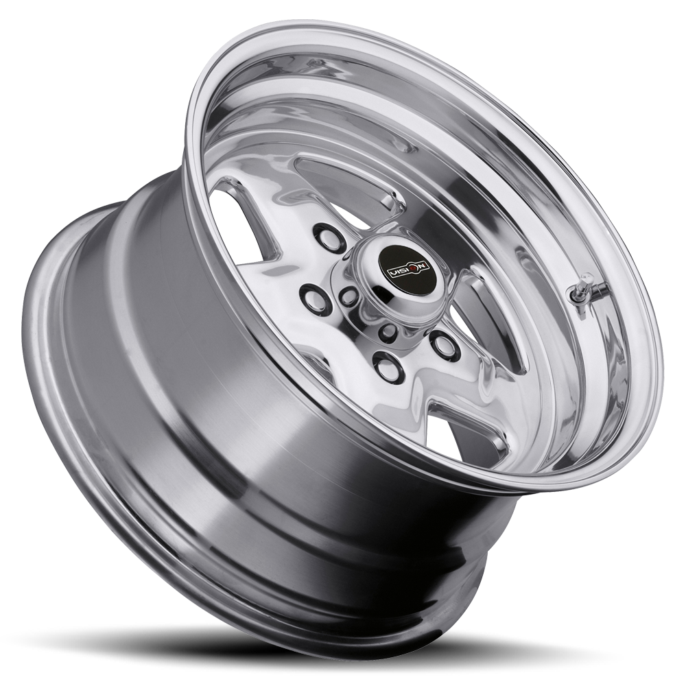 15" Vision American Muscle 521H Nitro Polished Wheel 15x7 4x4.25 Rim 20mm