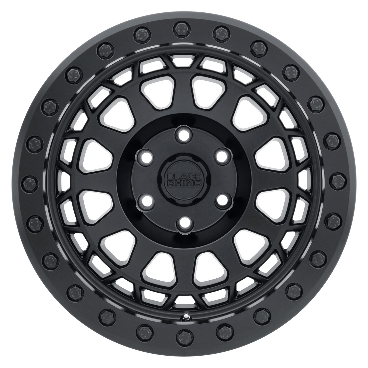 17" Black Rhino Primm Beadlock 17x8.5 6x5.5 Matte Black W  Brass Bolts Wheel 0mm