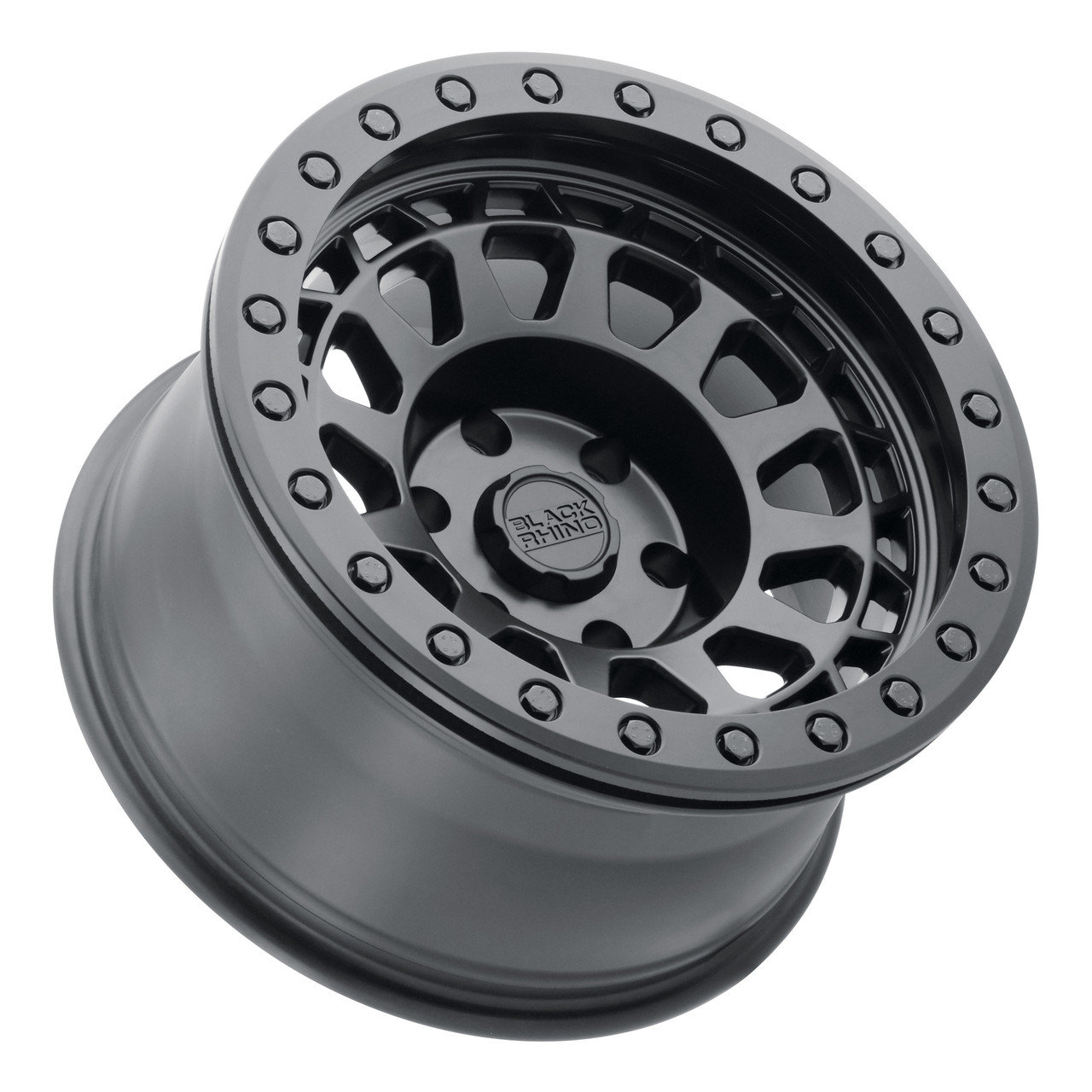 17" Black Rhino Primm Beadlock 17x8.5 6x5.5 Matte Black W  Brass Bolts Wheel 0mm