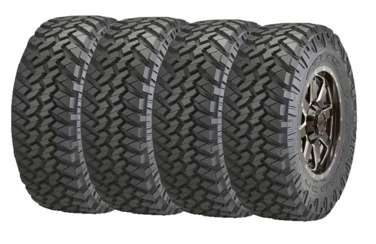 LT295/65R20E Set 4 Nitto Trail Grappler Mud Terrain Tires 129/126Q 35.5 2956520 Light Truck Tires
