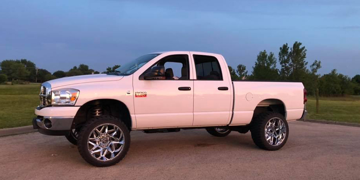 Set 4 20" Vision Off-Road 361 Spyder Chrome Wheels 20x10 8x6.5 -25mm Lifted Rim