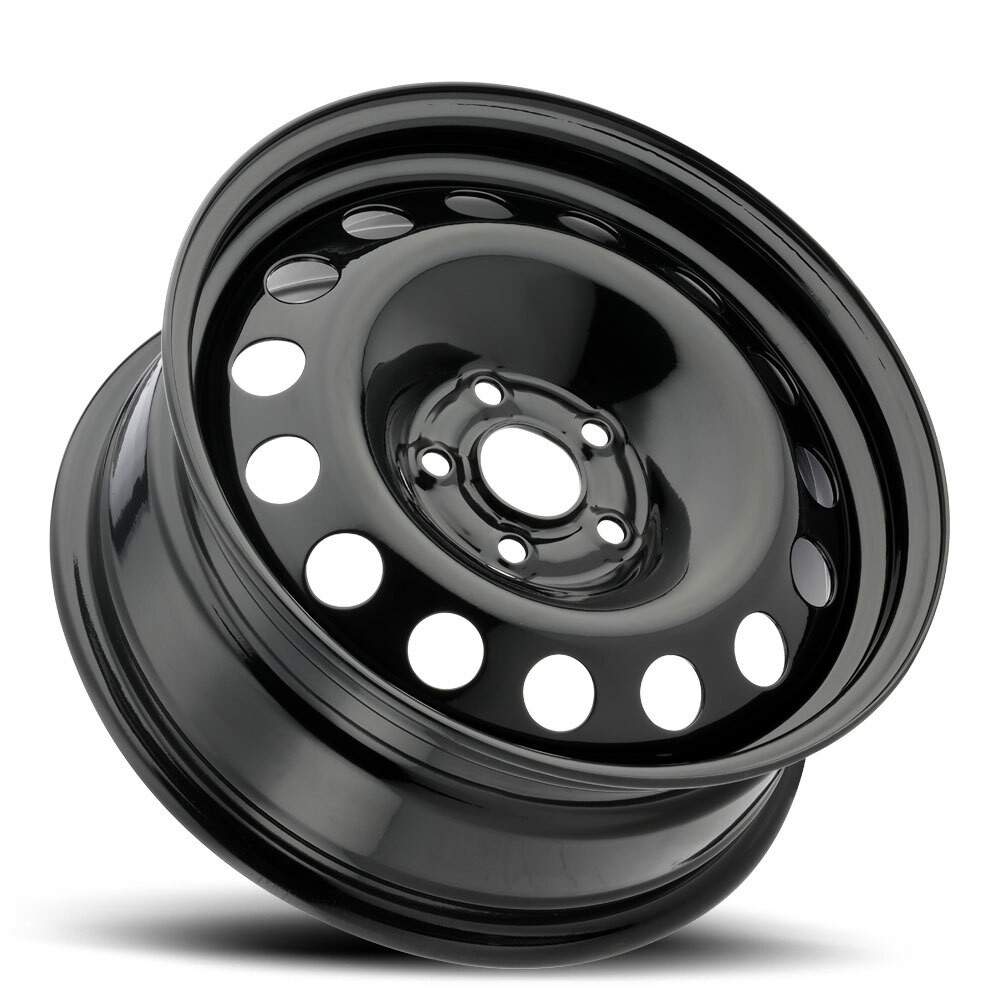 Set 4 16" Vision SW60 Steel Black 16x6.5 Wheels 5x112 42mm Rims
