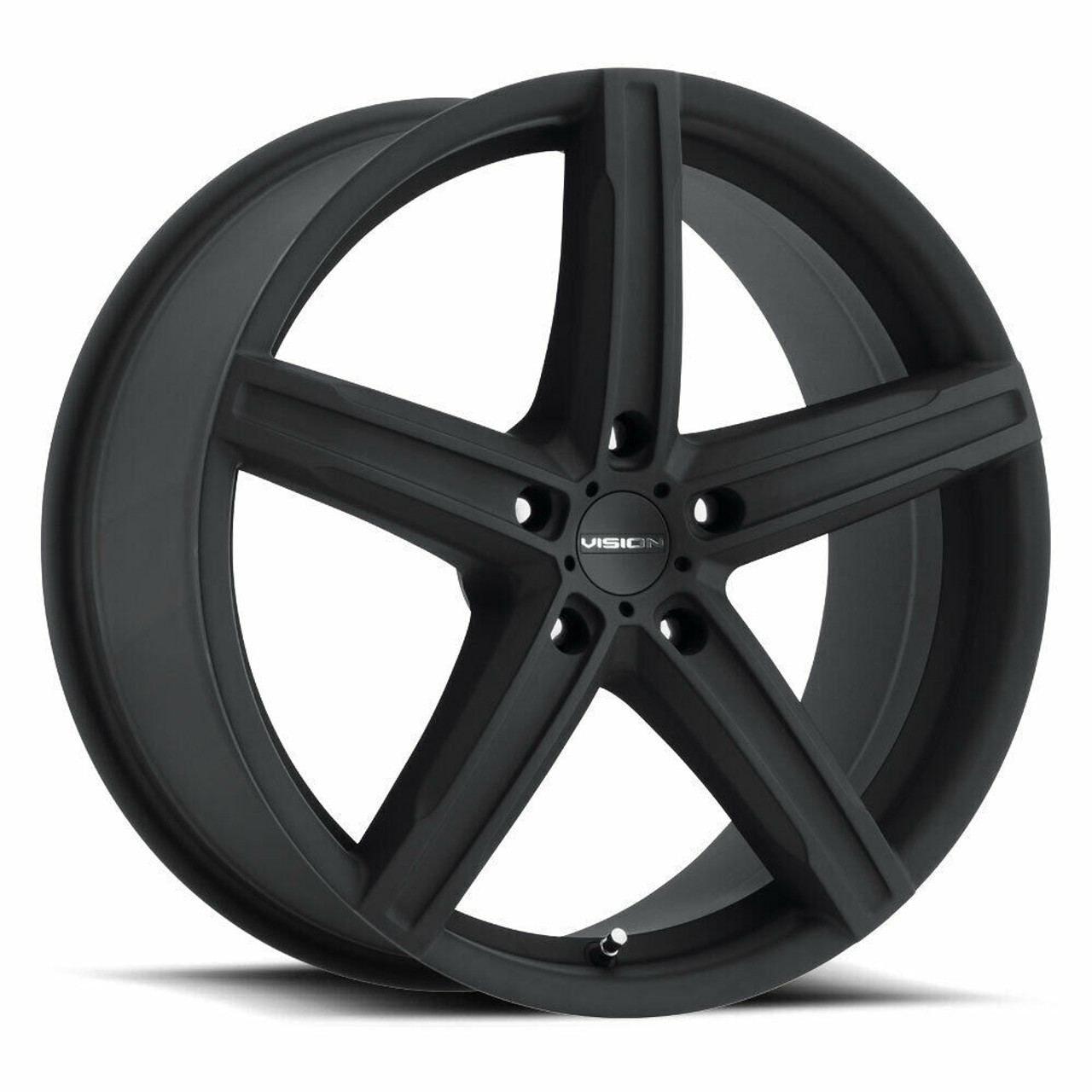 Set 4 16" Vision Street 469 Boost Satin Black Wheels 16x7 5x4.25 40mm Rims