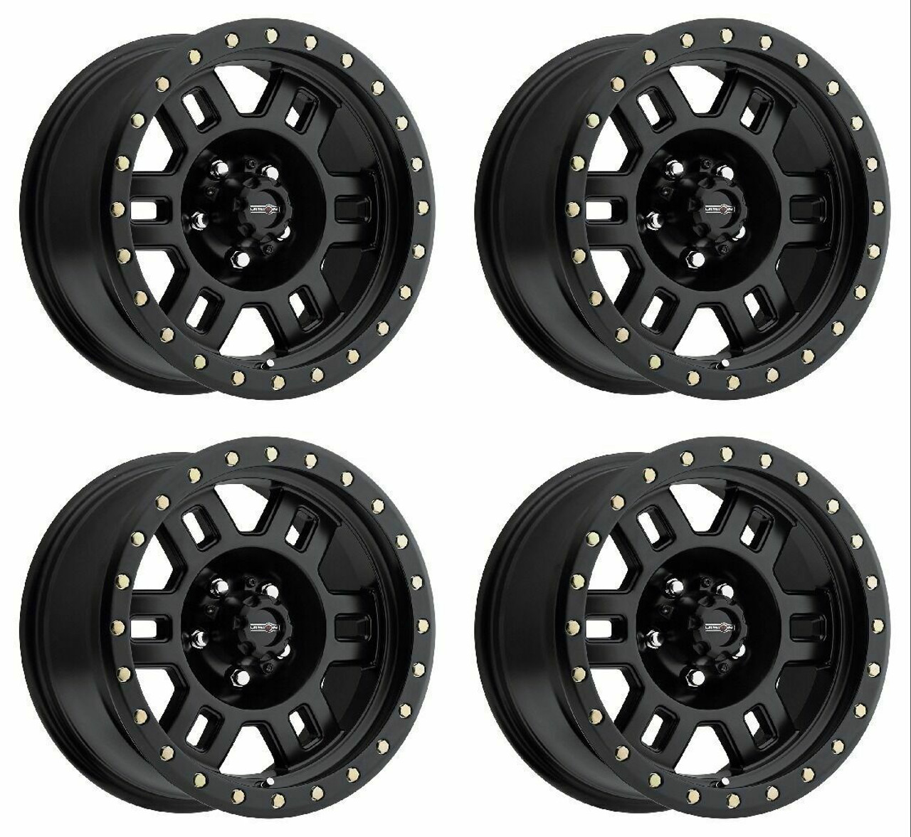 Set 4 18" Vision Off-Road 398 Manx Matte Black Wheels 18x9 5x5 Truck Rims 18mm Set 4 18" Vision Off-Road 398 Manx Matte Black Wheels 18x9 5x5 Truck Rims 18mm