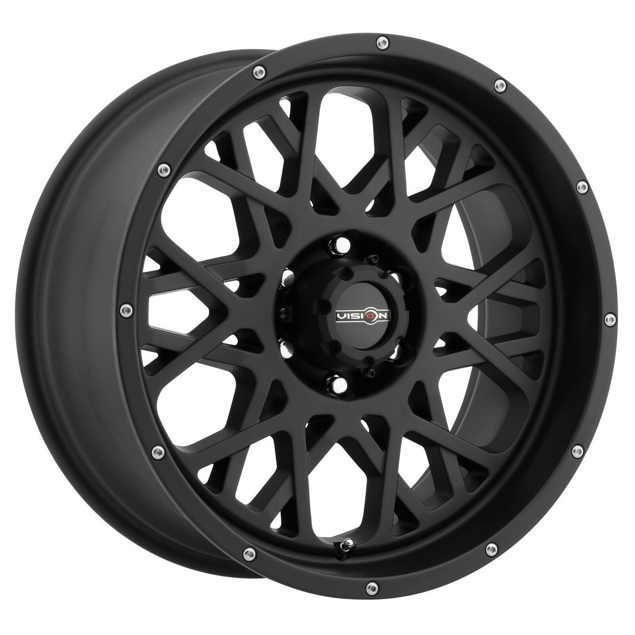 Set 4 18" Vision Off-Road 412 Rocker Satin Black Wheels 18x9 5x5.5 Rims 12mm Set 4 18" Vision Off-Road 412 Rocker Satin Black Wheels 18x9 5x5.5 Rims 12mm