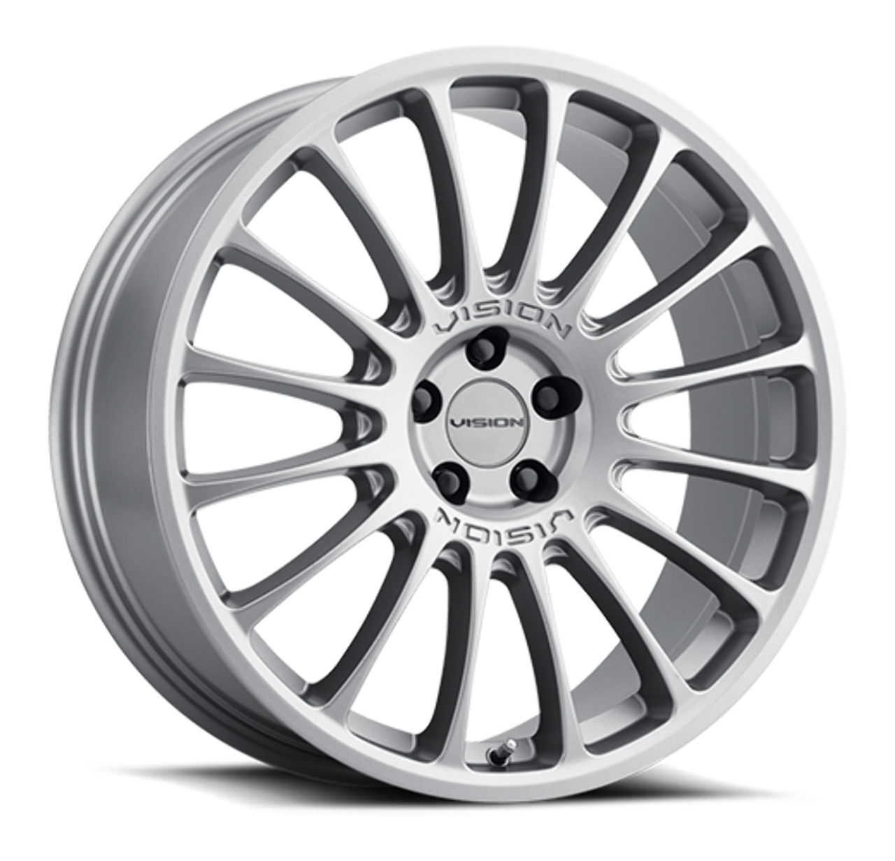 Set 4 15" Vision Street 477 Monaco Graphite Wheels 15x7 5x4.5 Rims 38mm