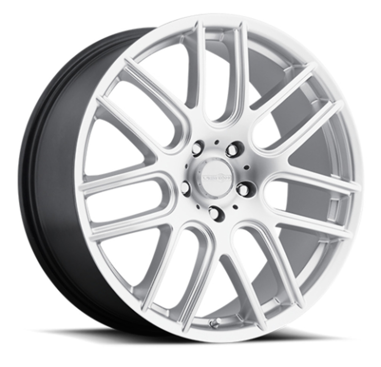 Set 4 18" Vision Street 426H Cross Hyper Silver Wheels 18x8 5x110 Rims 20mm