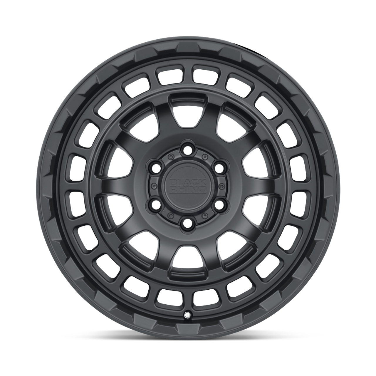 Black Rhino Chamber 16x8 6x5.5 Matte Black Wheel 16" -10mm Lifted Truck Rim