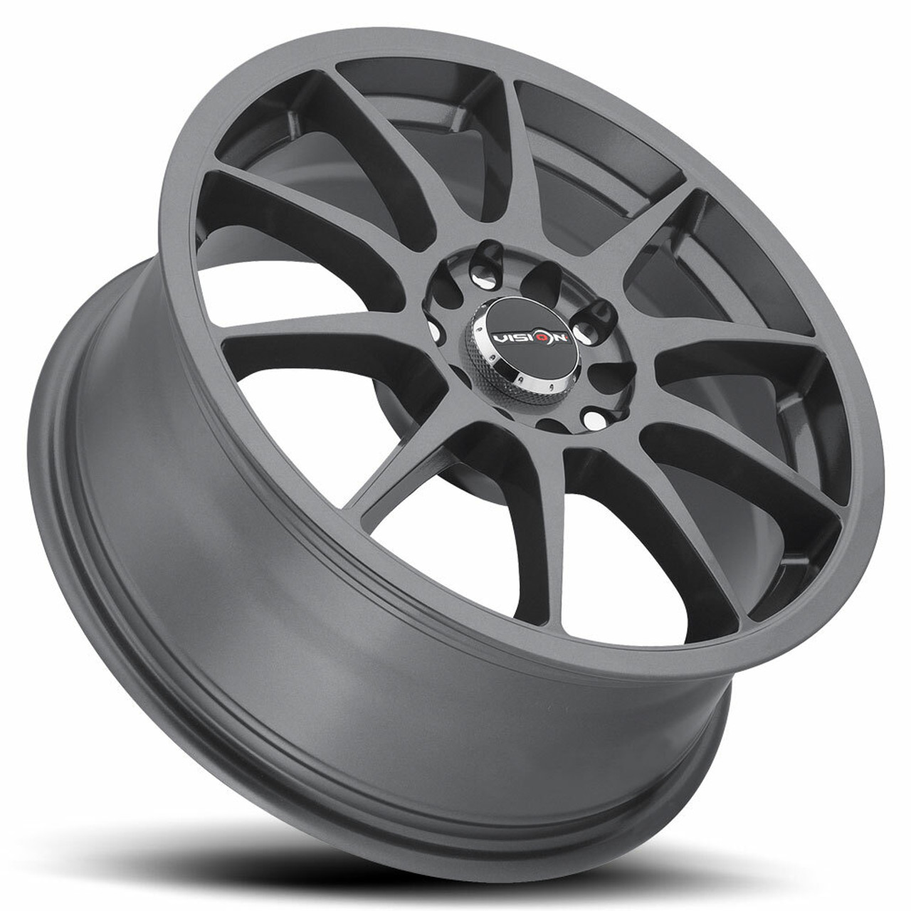16" Vision Street 425 Bane Gunmetal Wheel 16x7 5x100 Rim 38mm 16" Vision Street 425 Bane Gunmetal Wheel 16x7 5x100 Rim 38mm