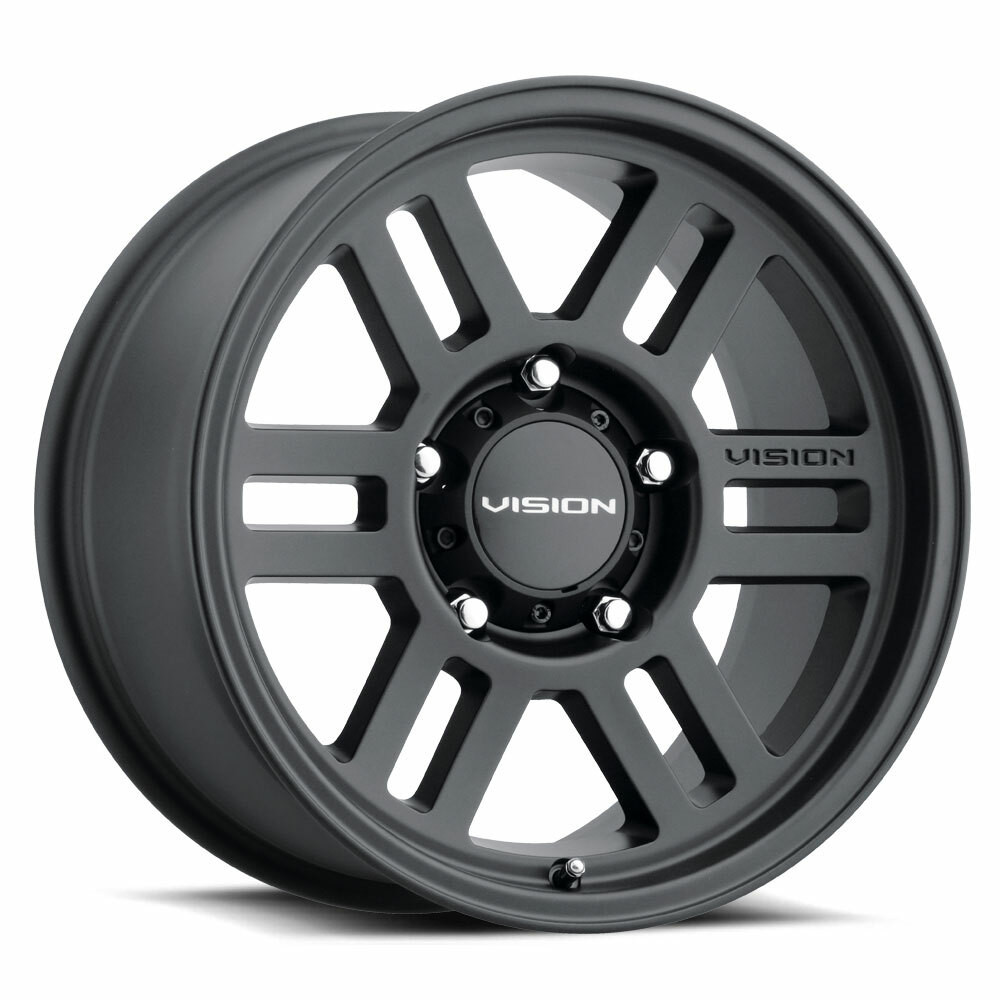 Set 4 16" Vision Off-Road 355 Manx 2 Overland Black Wheel 16x6.5 5x130 45mm Rims