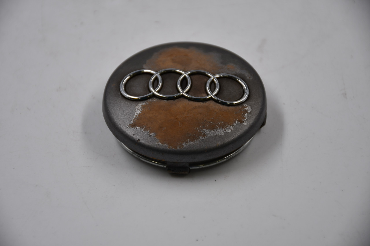 Audi Gray w/ Chrome Logo Wheel Center Cap Hub Cap 4B0601170(GR) 2.25" Audi Sanp in