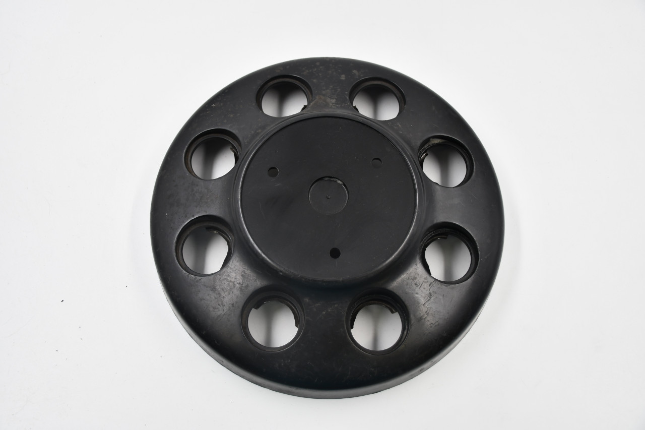 General Motors Black Wheel Center Cap Hub Cap 15551467(NL) 9.375" GMC Silverado Sierra Savana '98-'02 No Logo