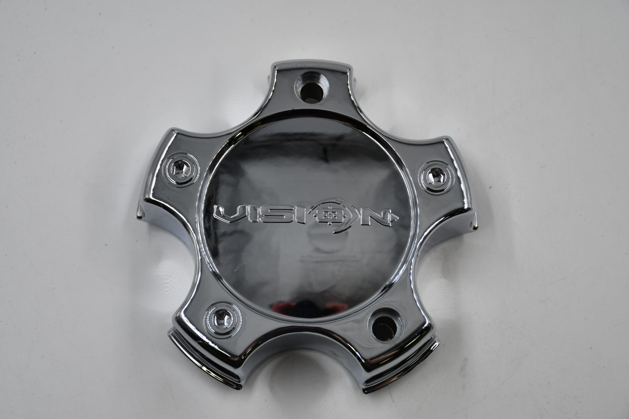Vision 326 372 Chrome Wheel Center Cap Hub Cap C326-5CV fits 5x135 5x5.5 5x150