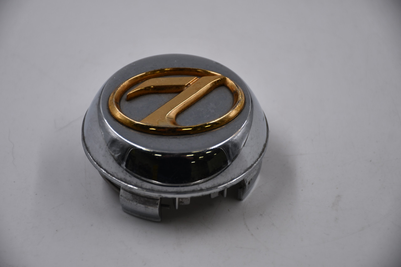 Replica Chrome & Gold Logo Wheel Center Cap Hub Cap (REP)379 2.5" Replica "7" Fits Lexus