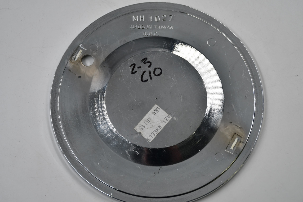 MHT Chrome w/ Black & Chome Logo Wheel Center Cap Hub Cap MH1027(CHR) 6.25" MHT Chrome Logo