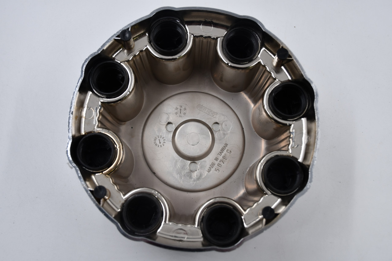 AfterMarket Chrome Wheel Center Cap Hub Cap (REP)5079-C 8" AfterMarket Relica No Logo 8 Lug