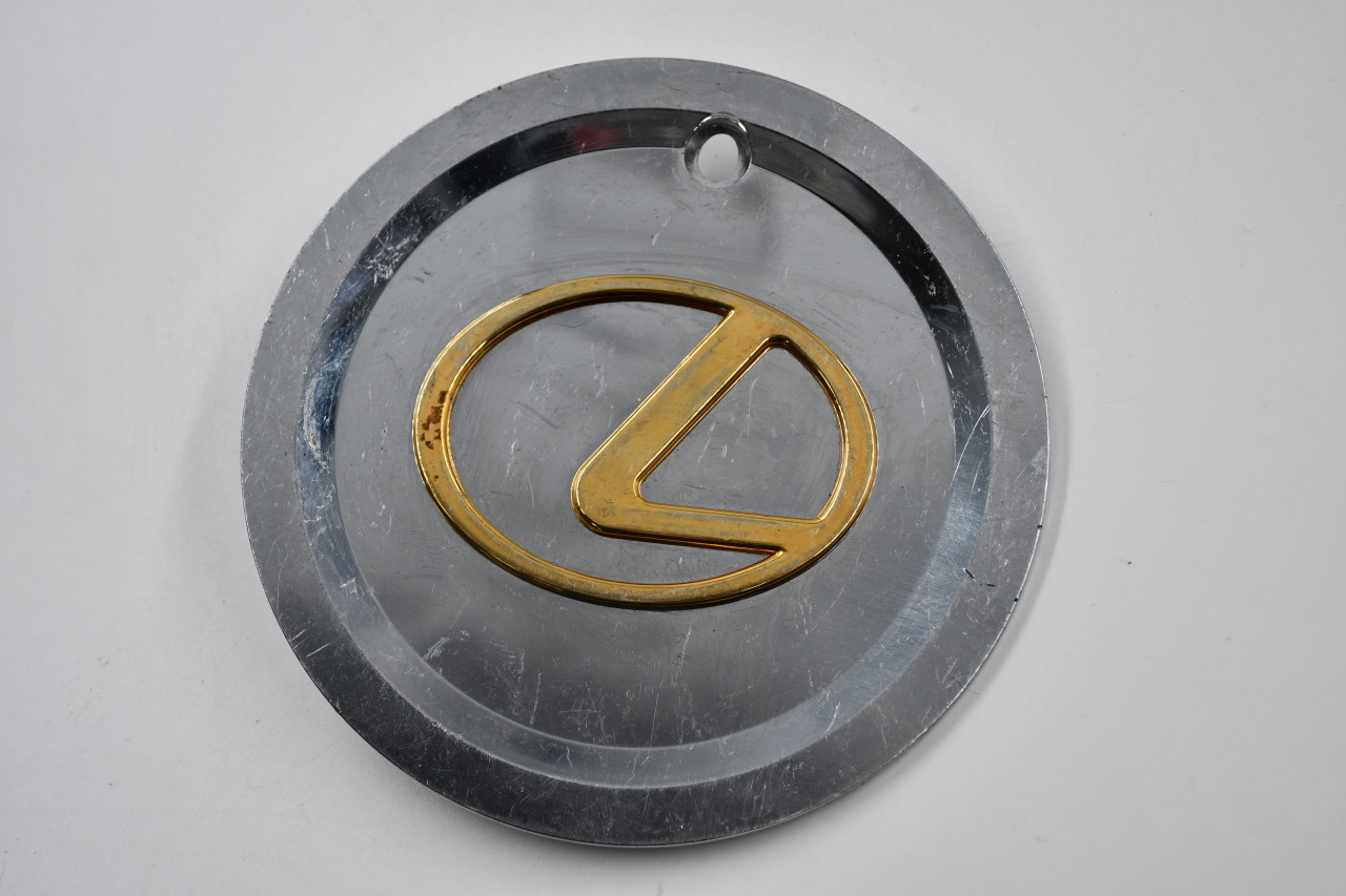 Lexus Chrome w/ 3.5" Gold Logo Wheel Center Cap Hub Cap MH1(LEX) 6.25" Lexus Bolt On