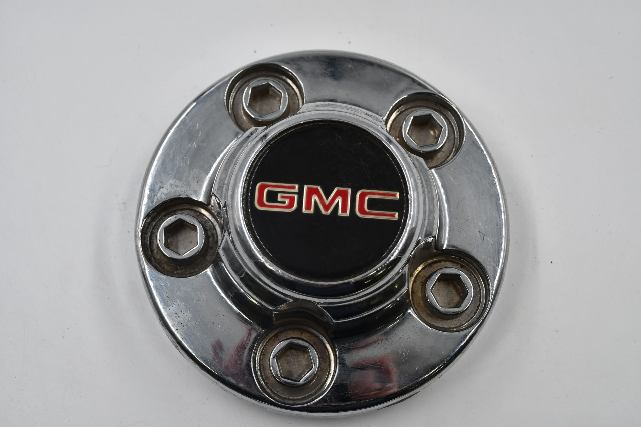 AfterMarket Chrome w/ Black & Red Logo Wheel Center Cap Hub Cap KT-269 6.5" AfterMarket 5 Lug Fits GMC
