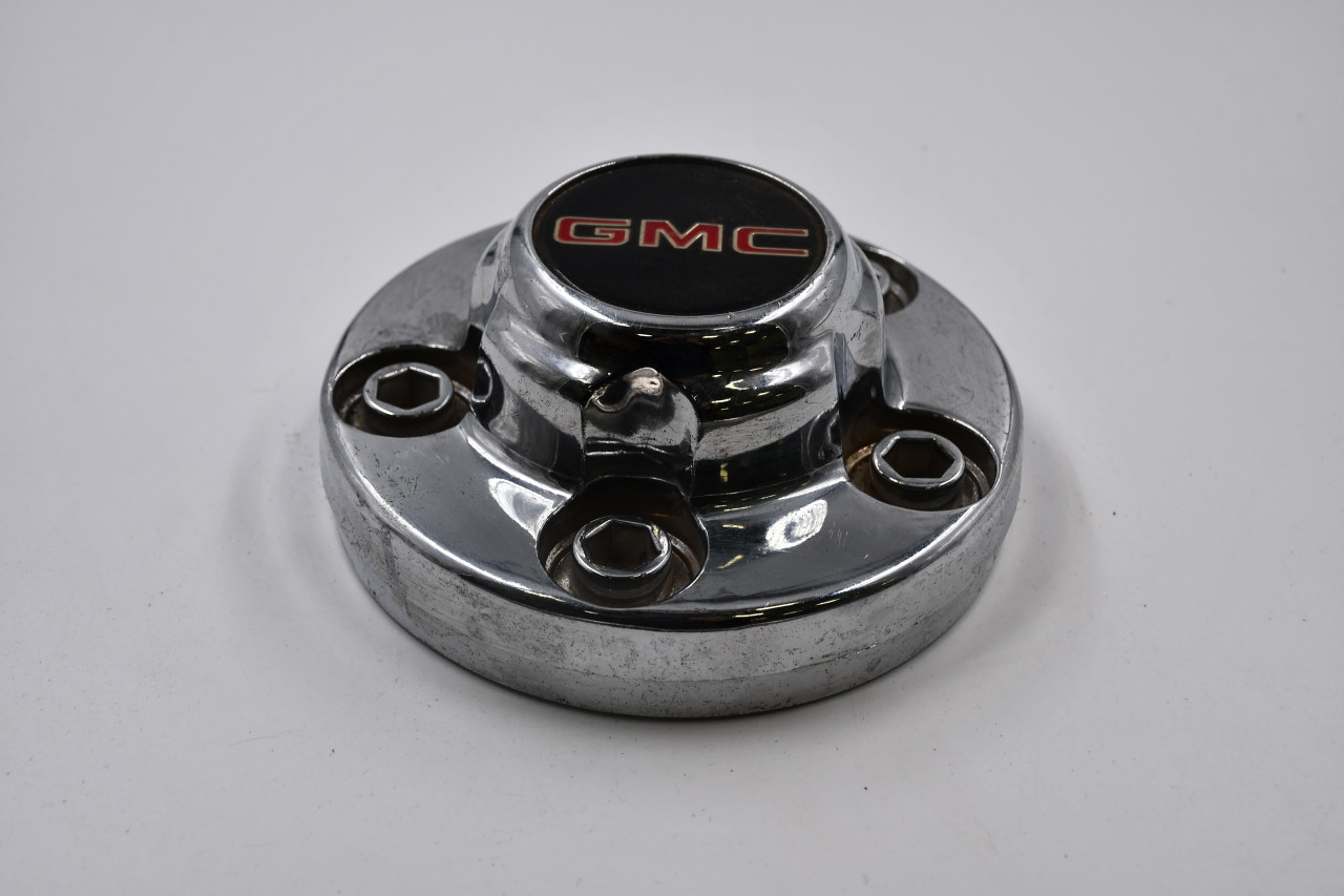 AfterMarket Chrome w/ Black & Red Logo Wheel Center Cap Hub Cap KT-269 6.5" AfterMarket 5 Lug Fits GMC