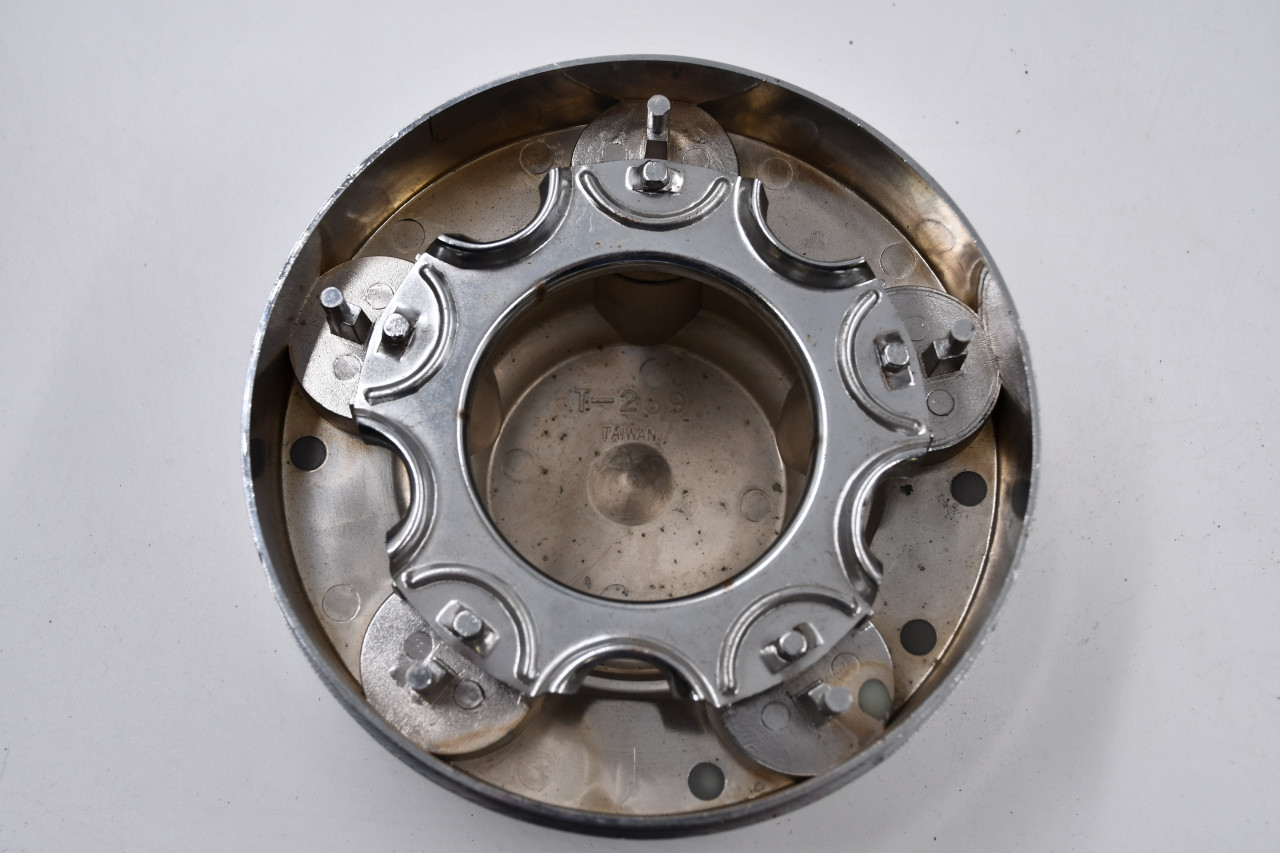 AfterMarket Chrome w/ Black & Red Logo Wheel Center Cap Hub Cap KT-269 6.5" AfterMarket 5 Lug Fits GMC