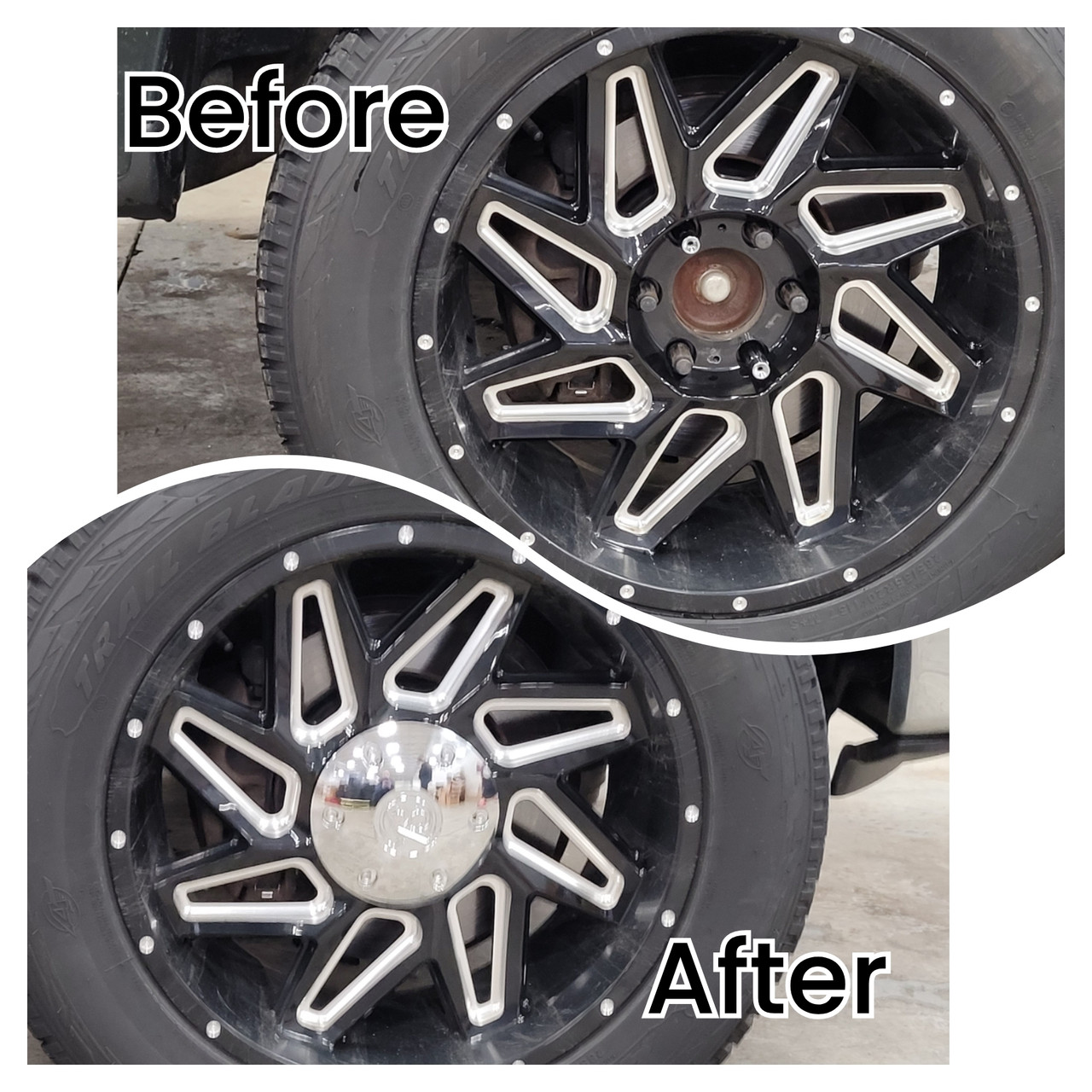 4 Chrome Center Caps Kit M14x1.5 Lugs fits Any Wheel 5x110 5x112 5x4.5 5x120 5x5