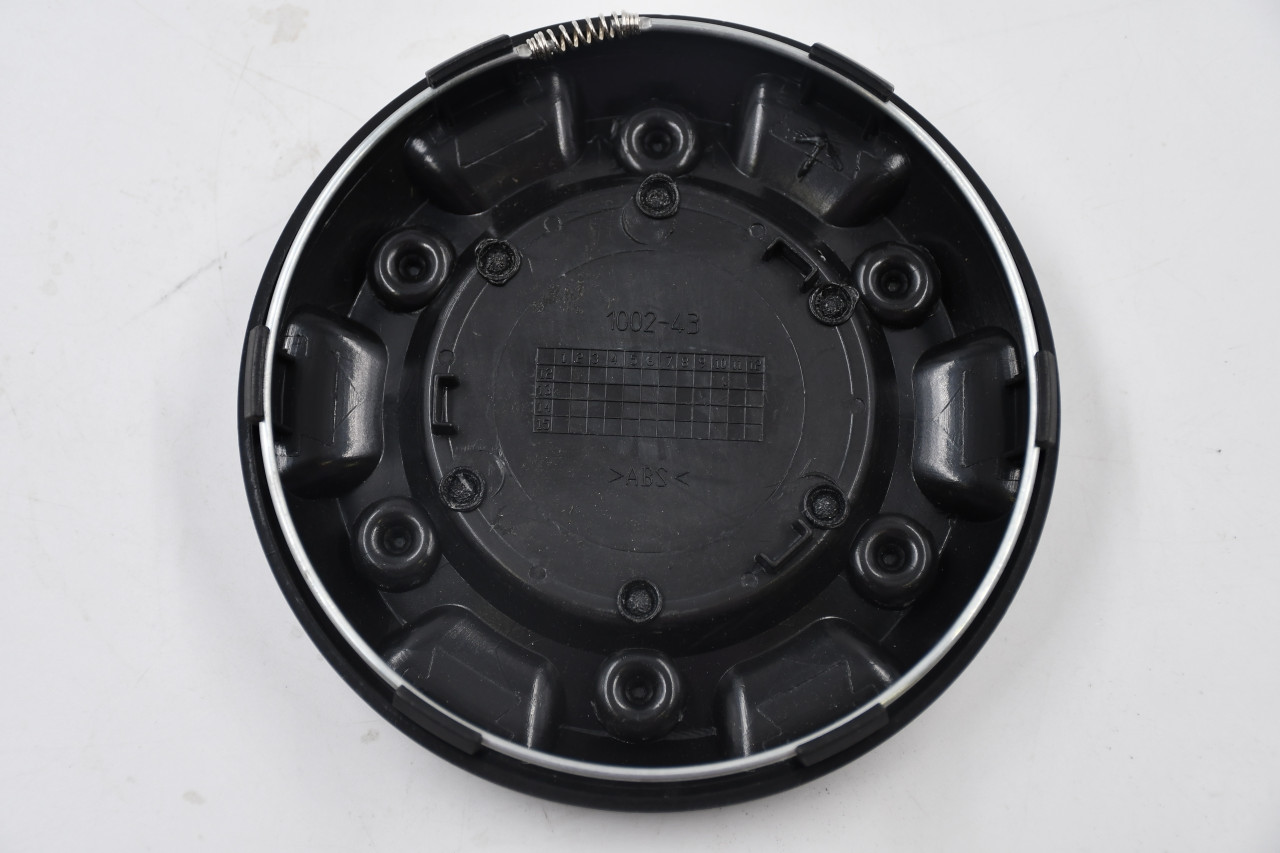 Fuel Satin Black w/ Chrome Logo Wheel Center Cap Hub Cap 1002-43/SB 5.125" Fuel Wheels Snap in