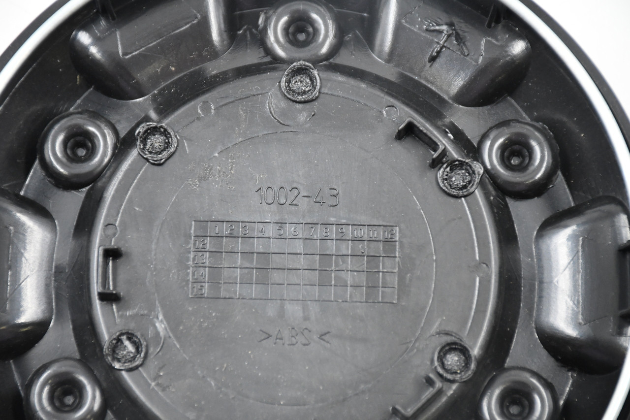 Fuel Satin Black w/ Chrome Logo Wheel Center Cap Hub Cap 1002-43/SB 5.125" Fuel Wheels Snap in