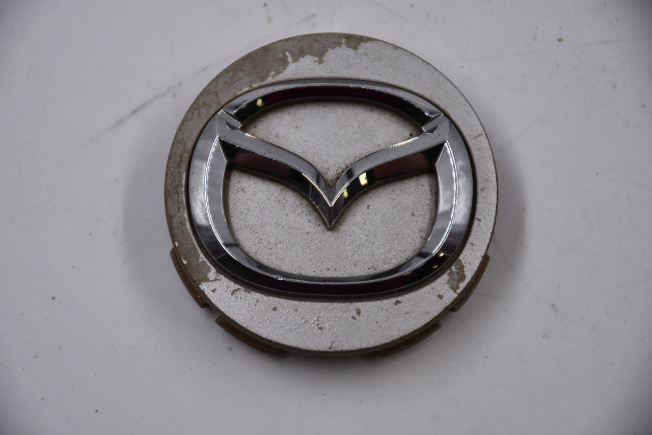 Mazda Silver w/ Chrome Logo Wheel Center Cap Hub Cap 2874(SIL) 2.25" Mazda Snap in