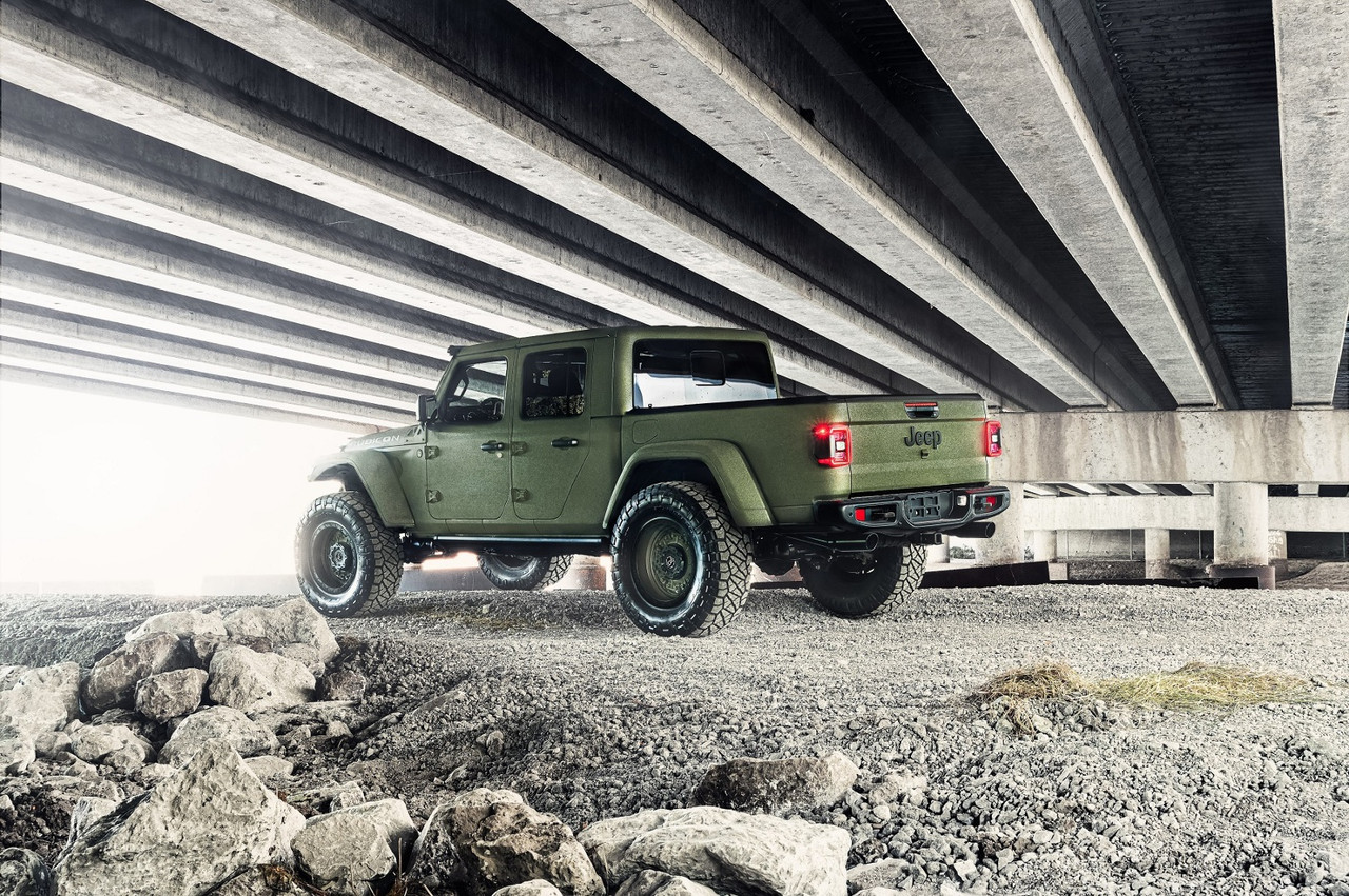 Set 4 Black Rhino Abrams 18x9.5 5x5 Olive Drab Green 18" -18mm For Jeep Wheels
