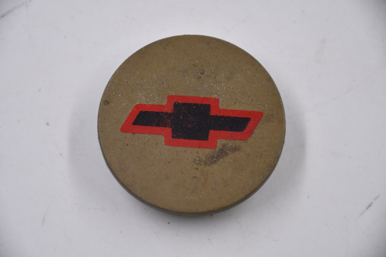 Chevrolet Silver w/ Black & Red Bowtie Wheel Center Cap Hub Cap 14079987 2" Chevrolet OEM Beretta 1 '88-'90