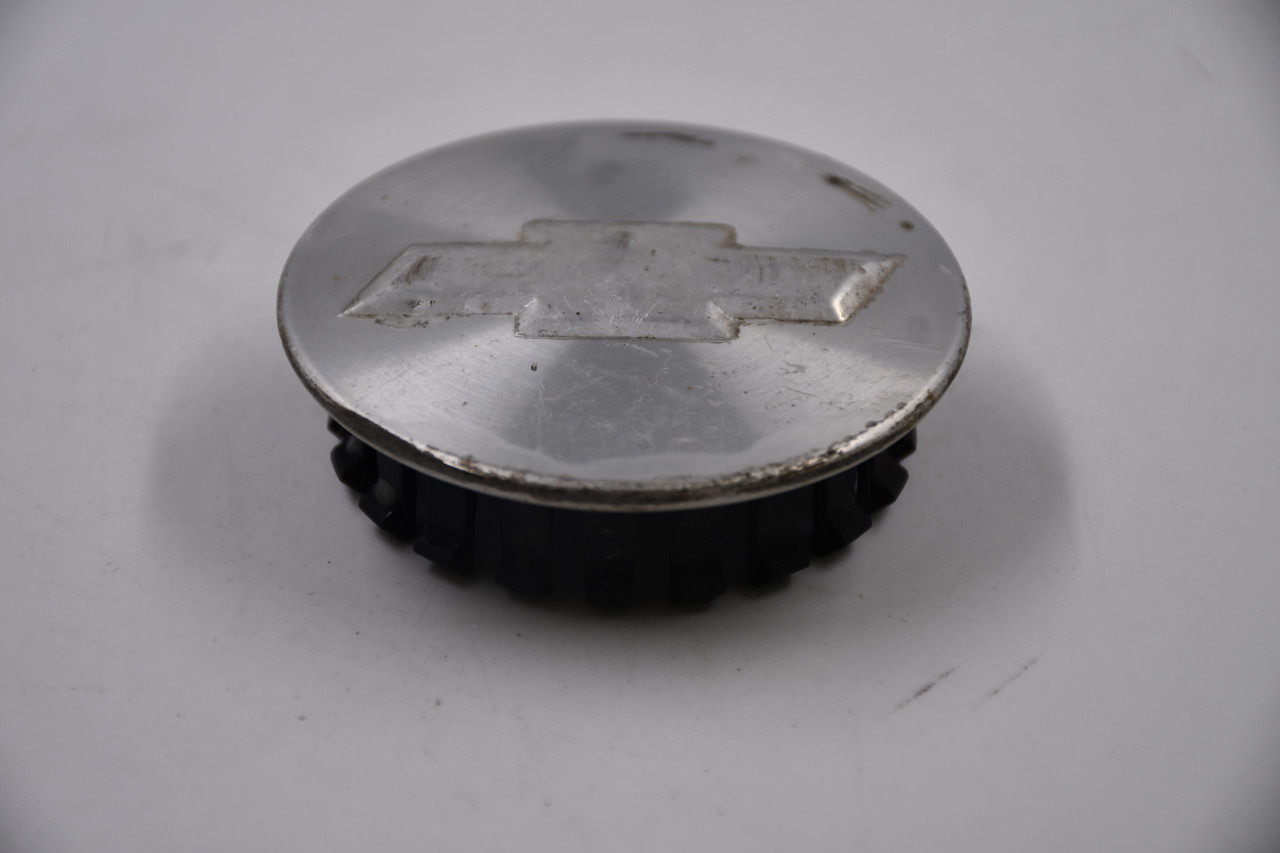 Chevy Machined Polished Wheel Center Cap Hub Cap 9595010(CH) 2.625" Chevy OEM Snap in