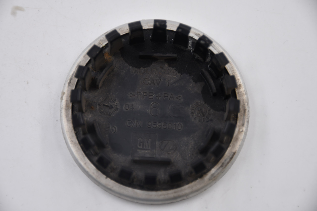 Chevy Machined Polished Wheel Center Cap Hub Cap 9595010(CH) 2.625" Chevy OEM Snap in