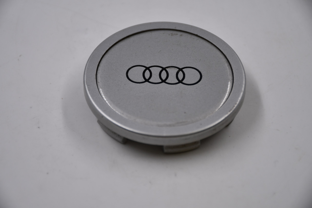 AfterMarket Silver w/ Black Logo Wheel Center Cap Hub Cap (AU)1000 2.375" AfterMarket Snap in Fits Audi
