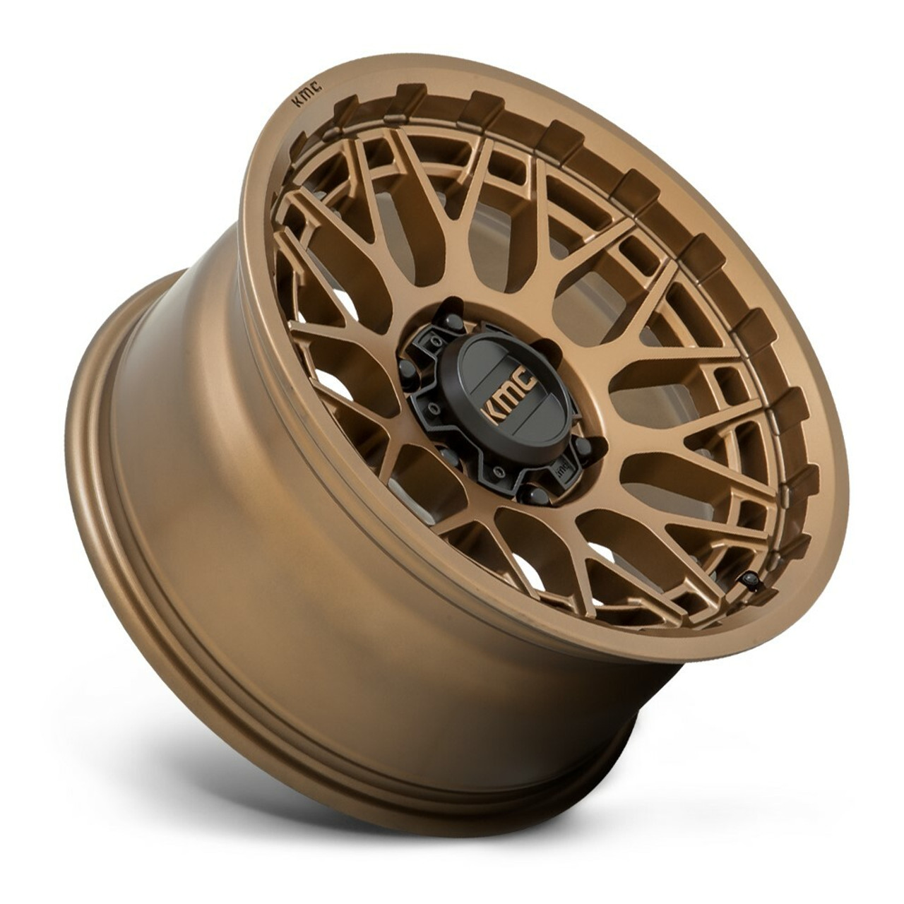 Set 4 KMC KM722 Technic 20x9 8x170 Matte Bronze Wheels 20" 18mm Rims