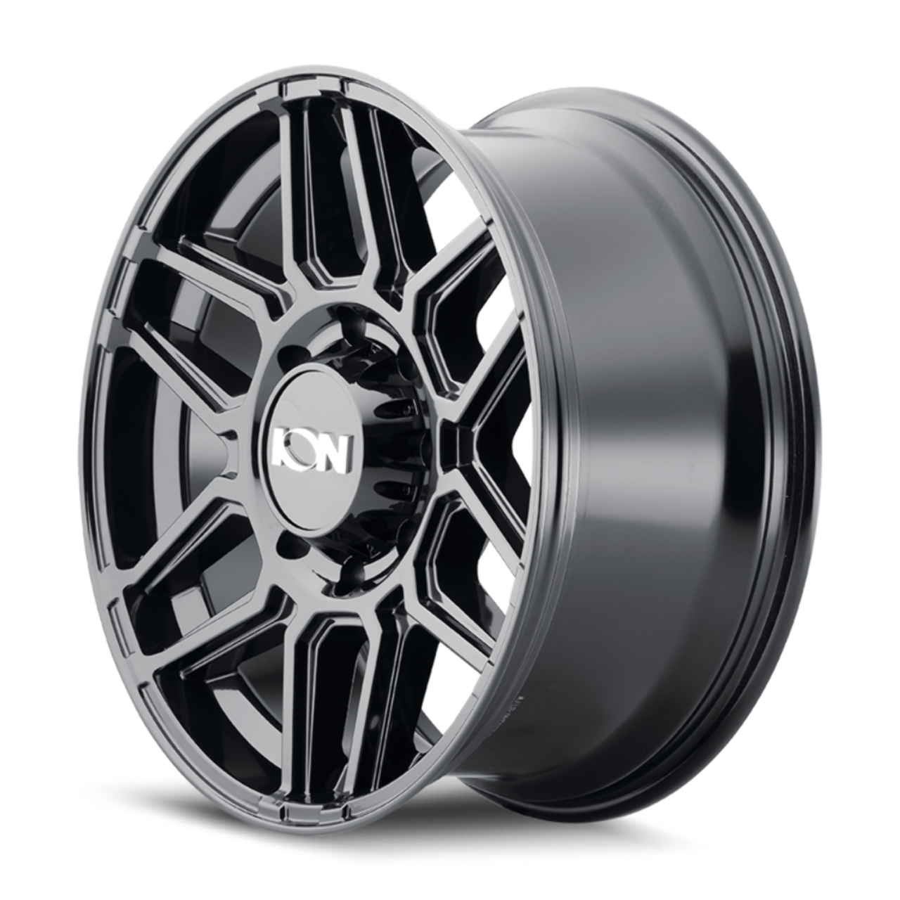 20" Ion 146 20x10 Gloss Black 6x5.5 Wheel -19mm Rim