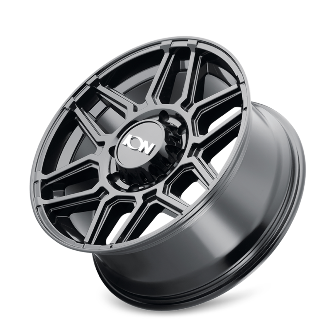 20" Ion 146 20x10 Gloss Black 6x5.5 Wheel -19mm Rim