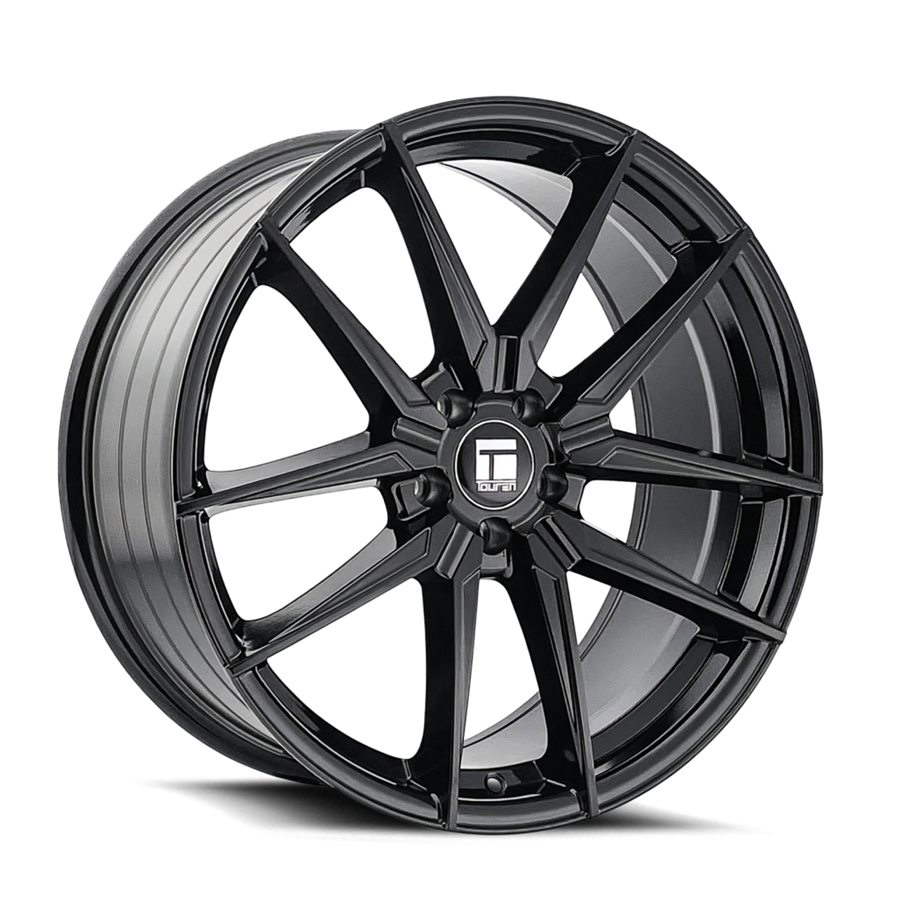 20" Touren Tr94 20x9 Gloss Black 5x120 Wheel 35mm Rim